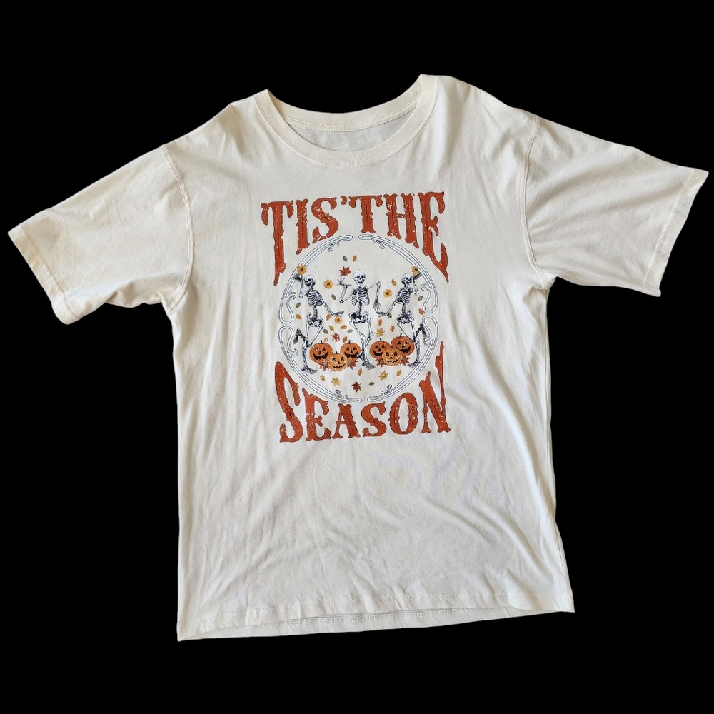 Halloween Graphic T-Shirt, Overzied, Size Large